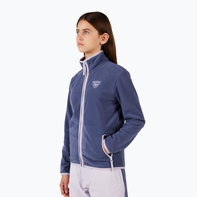 Bluză fleece pentru copii Rossignol Jr Strawpile Fleece Fz RLNYL03_A02 true night blue 5