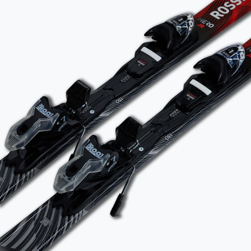 Schiuri de coborâre pentru copii + legături Rossignol Hero Jr 130-150 + Xpress 7 GW 6
