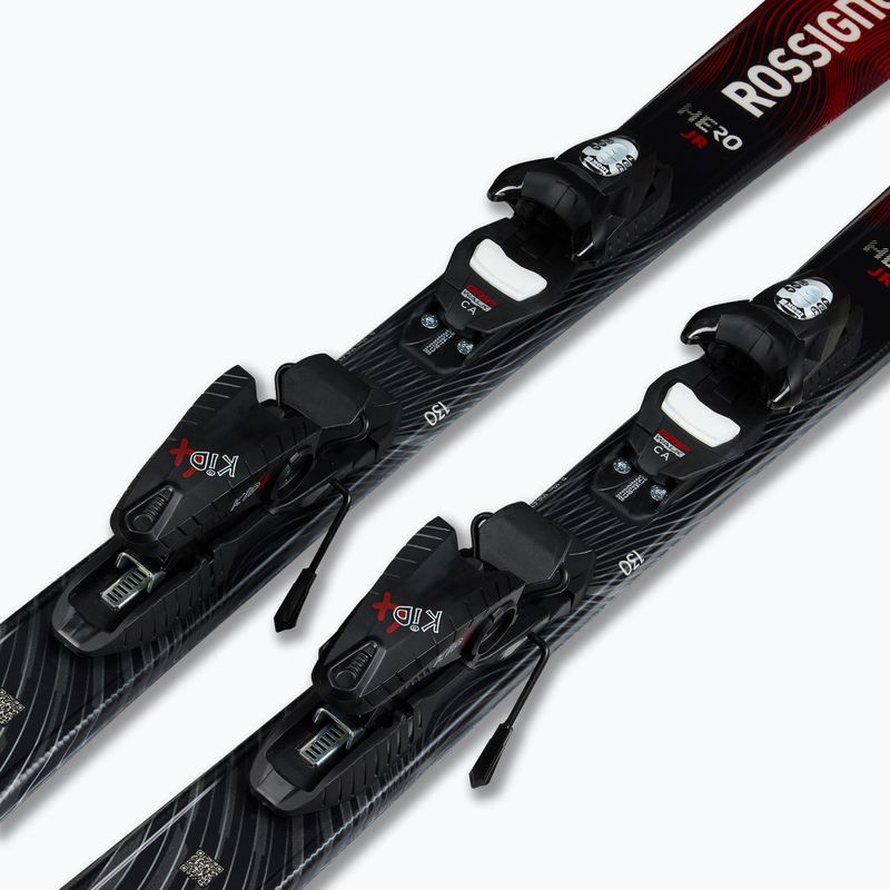 Schiuri de coborâre pentru copii + legături Rossignol Hero Jr 100-140 + Kid 4 GW 6