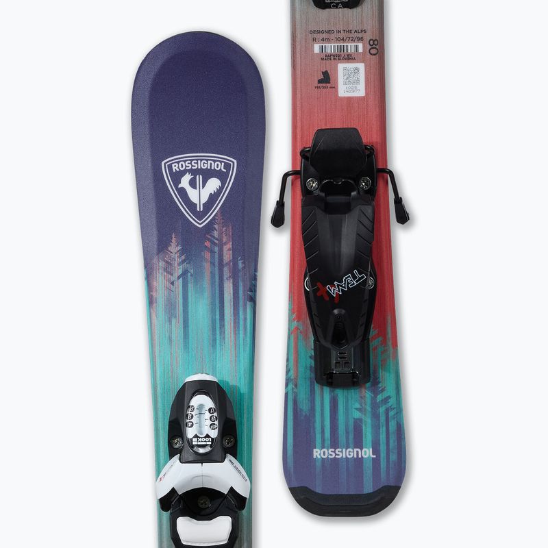 Schiuri de coborâre pentru copii + legături Rossignol Sender Kid Pre-Drilled + Team 4 GW 4