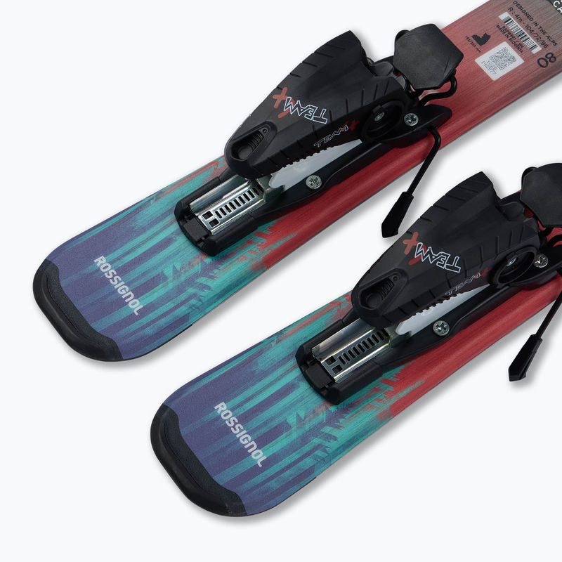 Schiuri de coborâre pentru copii + legături Rossignol Sender Kid Pre-Drilled + Team 4 GW 6