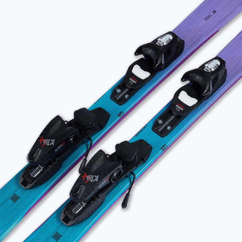 Schiuri de coborâre pentru copii + legături Rossignol Soul Jr 104-140 + Kid 4 GW 6