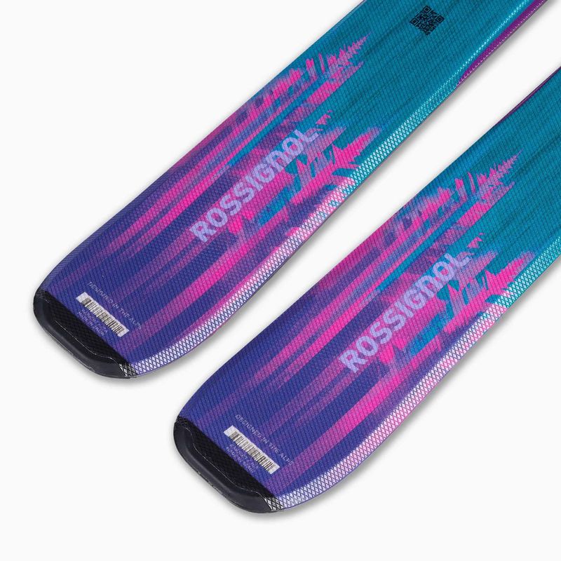 Schiuri de coborâre pentru copii + legături Rossignol Soul Jr 104-140 + Kid 4 GW 7