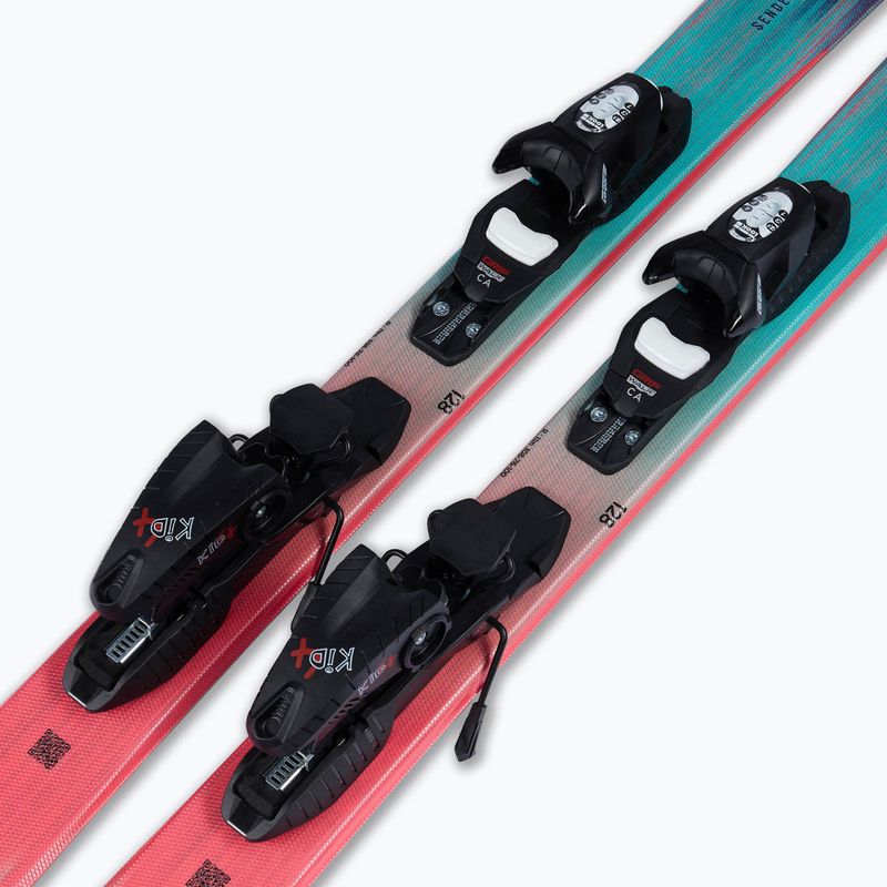 Schiuri de coborâre pentru copii + legături Rossignol Sender Jr 128-140 + Xpress 7 GW 6