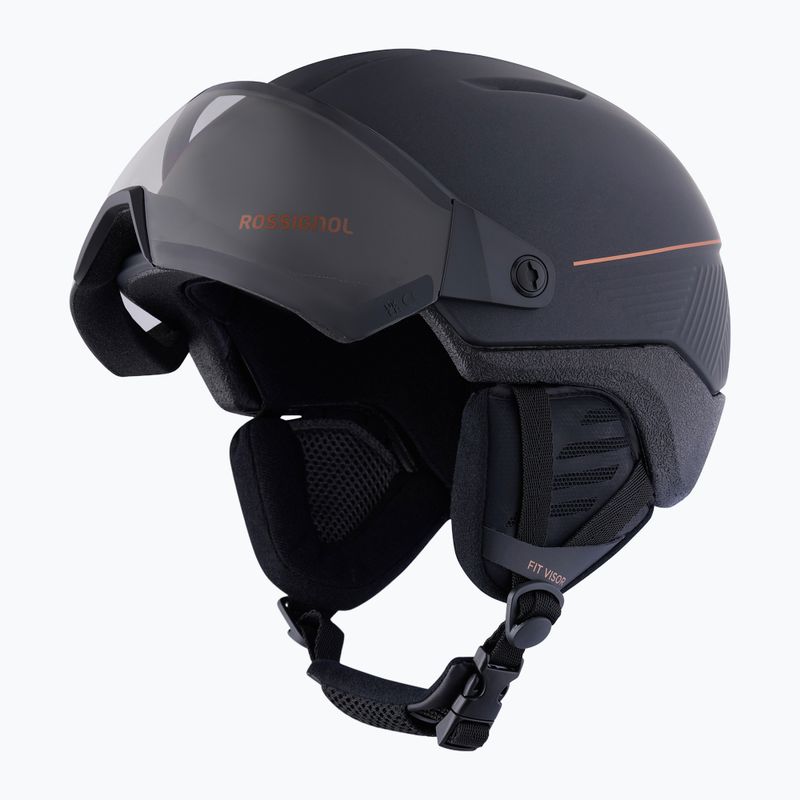 Cască de schi Rossignol Fit Visor Impacts Photo black 3