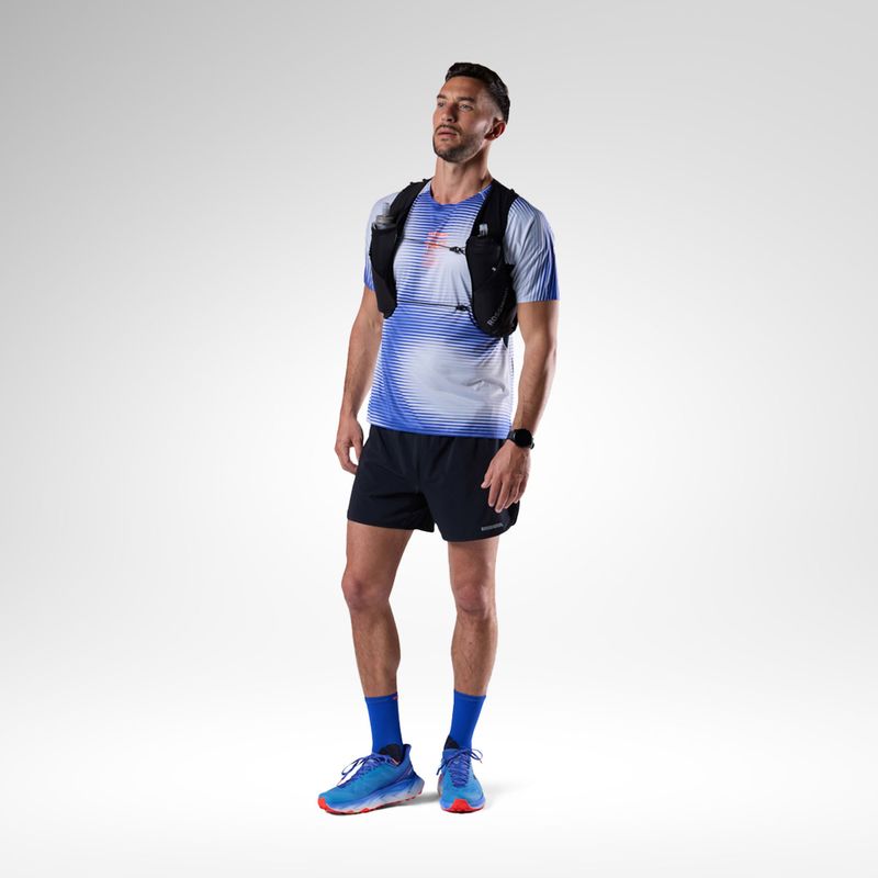 Tricou de alergare pentru bărbați Rossignol Sapa Ultra Tee dazzle blue line fogg 2