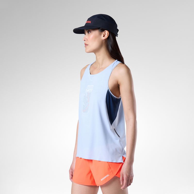 Tricou de alergare pentru femei Rossignol Sapa Ultra Tank blue aura 4