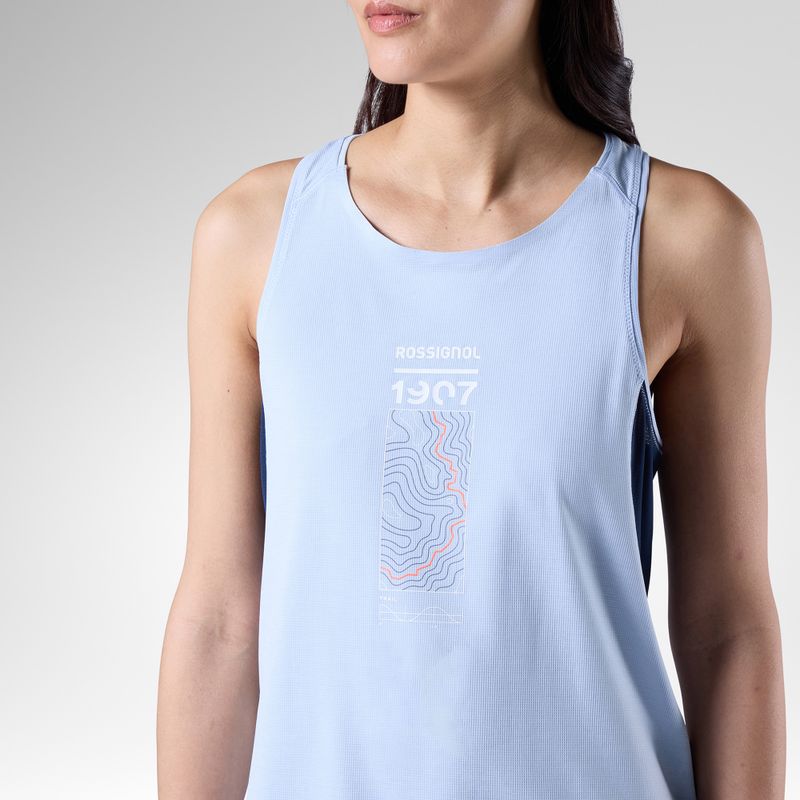 Tricou de alergare pentru femei Rossignol Sapa Ultra Tank blue aura 5