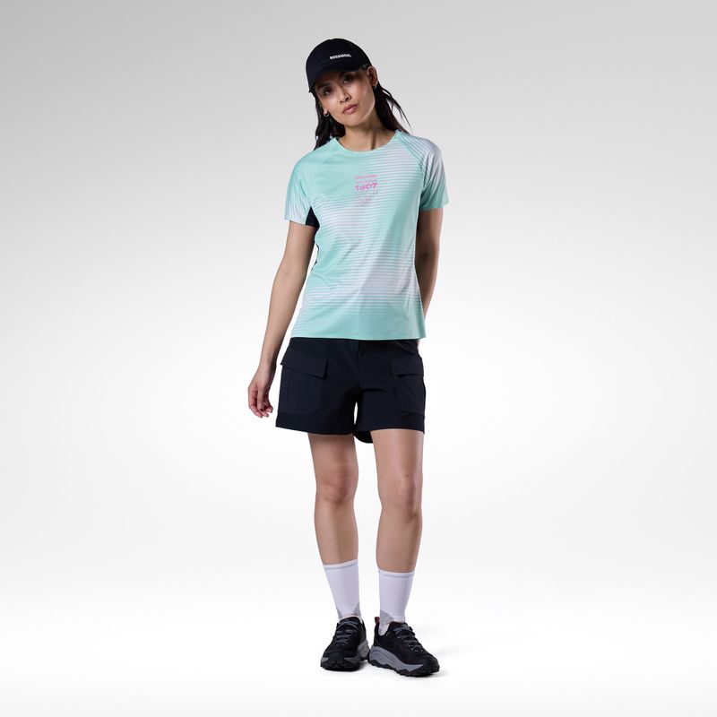 Tricou de alergare pentru femei Rossignol Sapa Ultra Tee white line fogg 3