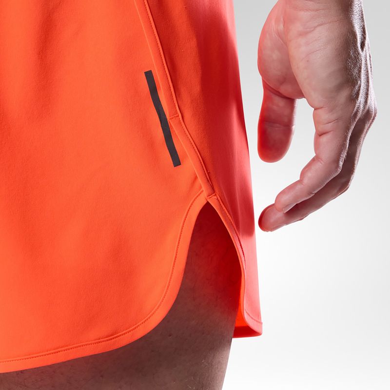 Pantaloni scurți de alergare pentru bărbați Rossignol Sapa 5" neon red 8