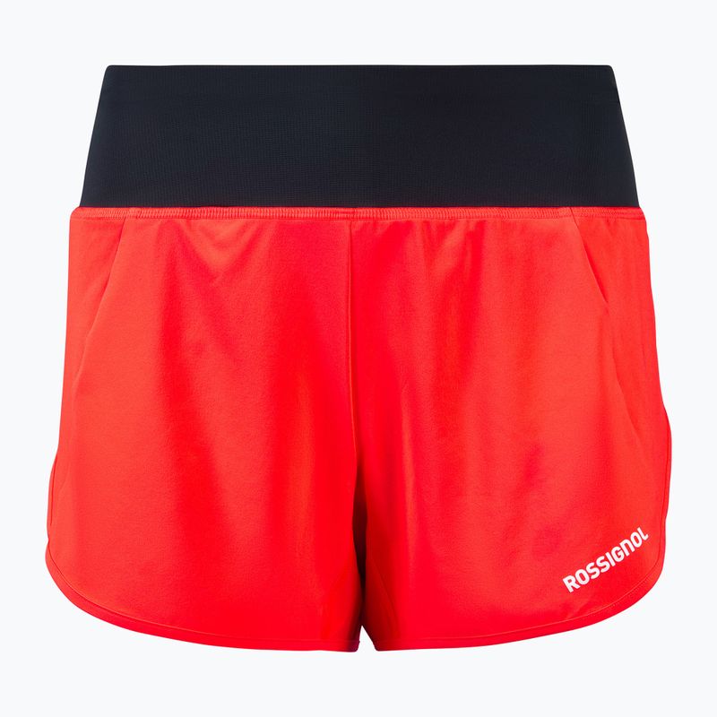 Pantaloni scurți de alergare pentru femei Rossignol Sapa neon red 8