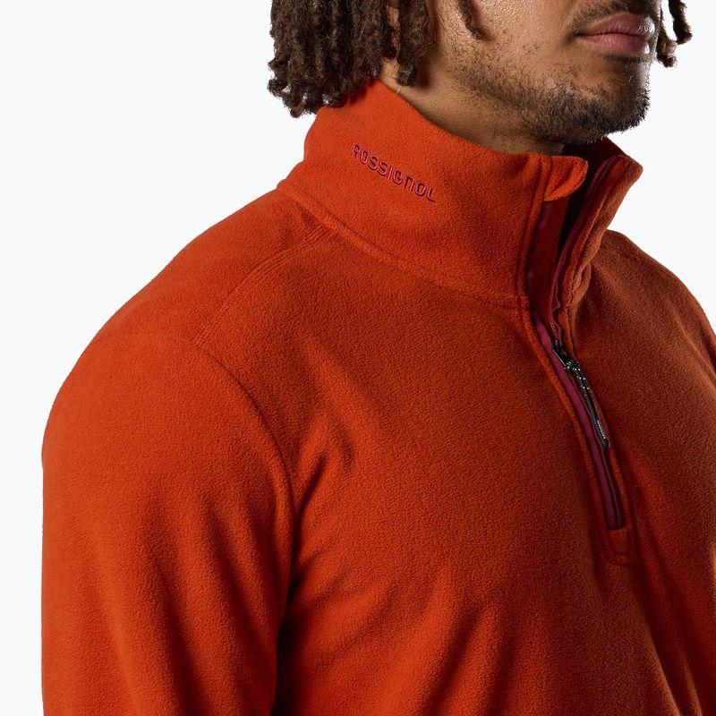 Bluză fleece pentru bărbați Rossignol Quarter Zip Fleece rooibos tea 5