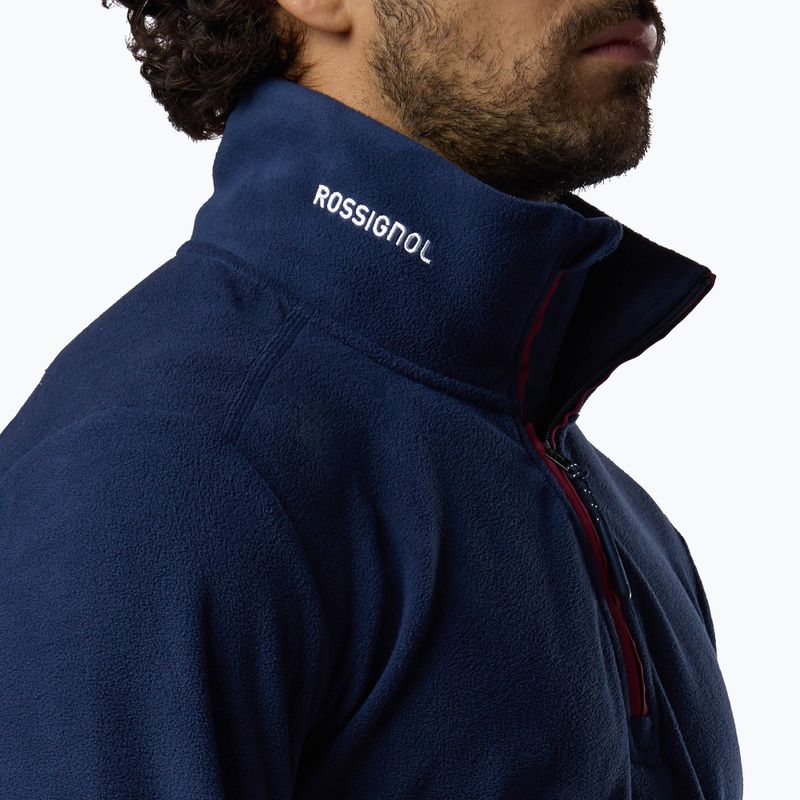 Bluză fleece pentru bărbați Rossignol Quarter Zip Fleece dark navy 5