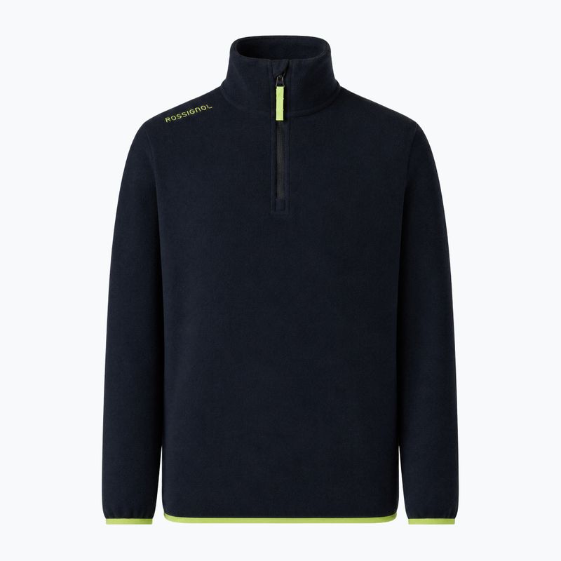 Bluză fleece pentru copii Rossignol Quarter Zip Polar Fleece black 9