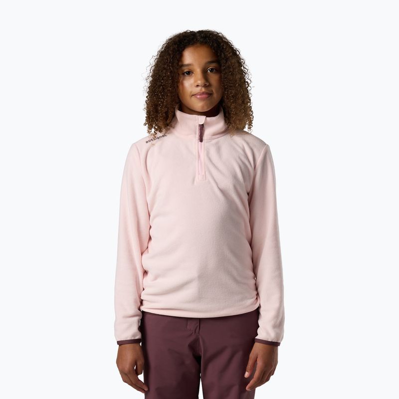 Bluză fleece pentru copii Rossignol Quarter Zip Polar Fleece pale lilac 2