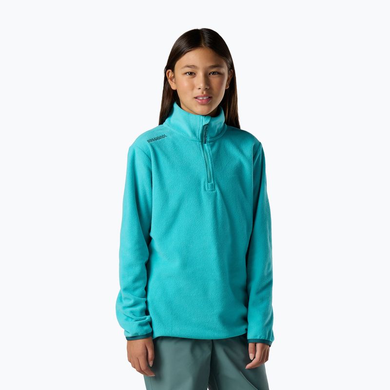 Bluză fleece pentru copii Rossignol Quarter Zip Polar Fleece baltic 2