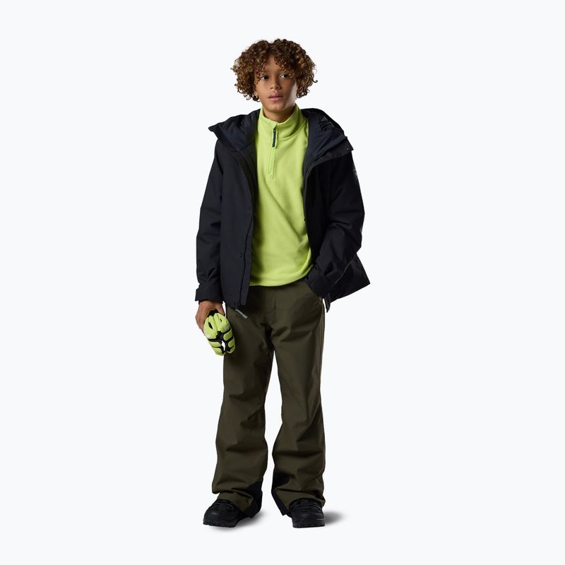 Bluză fleece pentru copii Rossignol Quarter Zip Polar Fleece wild lime 3
