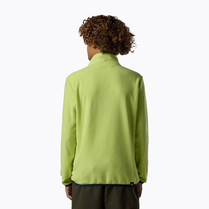 Bluză fleece pentru copii Rossignol Quarter Zip Polar Fleece wild lime 4