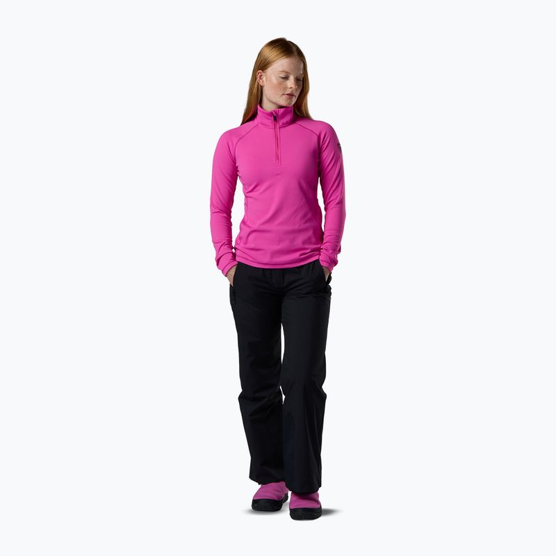 Bluză fleece pentru femei Rossignol Mid Layer Stretch Half Zip electric fuchsia 2