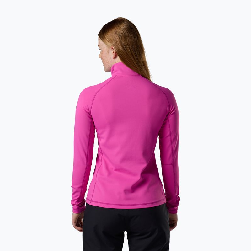 Bluză fleece pentru femei Rossignol Mid Layer Stretch Half Zip electric fuchsia 3