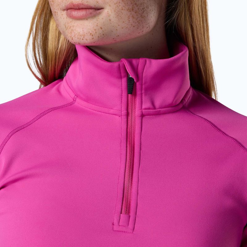 Bluză fleece pentru femei Rossignol Mid Layer Stretch Half Zip electric fuchsia 5