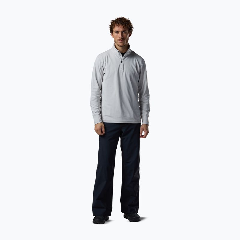 Bluză pentru bărbați de schi Rossignol Mid Layer Stertch Half Zip light grey 2