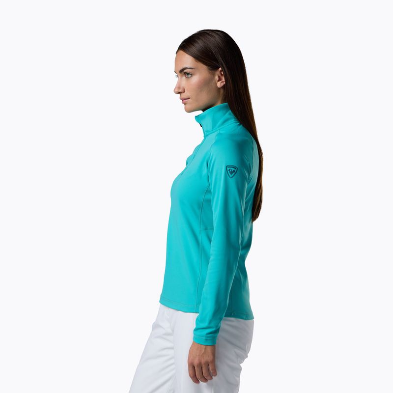 Bluză fleece pentru femei Rossignol Mid Layer Stretch Half Zip baltic 4