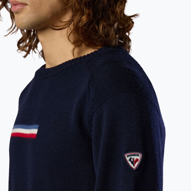 Pulover pentru bărbați Rossignol Odysseus Crew Merino dark navy 6