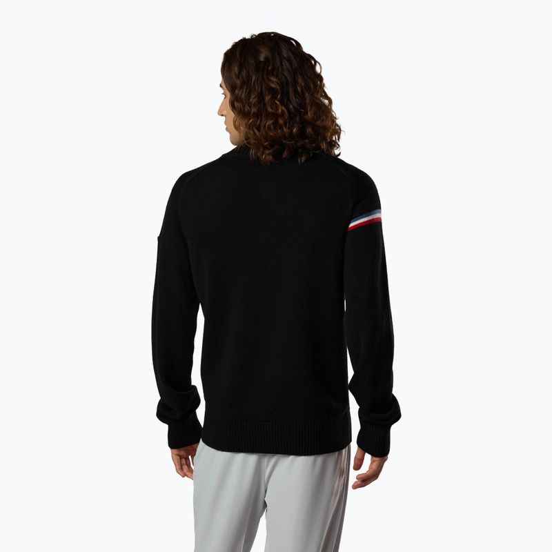 Pulover pentru bărbați Rossignol Odysseus Half Zip Merino black 3
