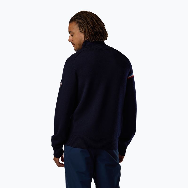 Pulover pentru bărbați Rossignol Odysseus Half Zip Merino dark navy 3