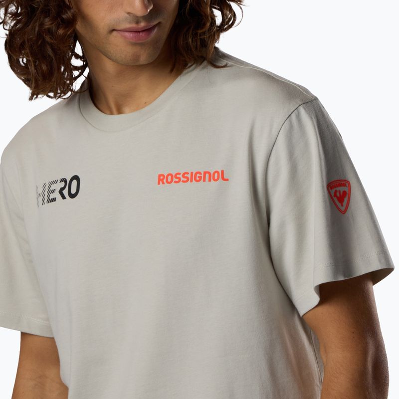 Tricou pentru bărbați Rossignol Hero Tee light grey 5