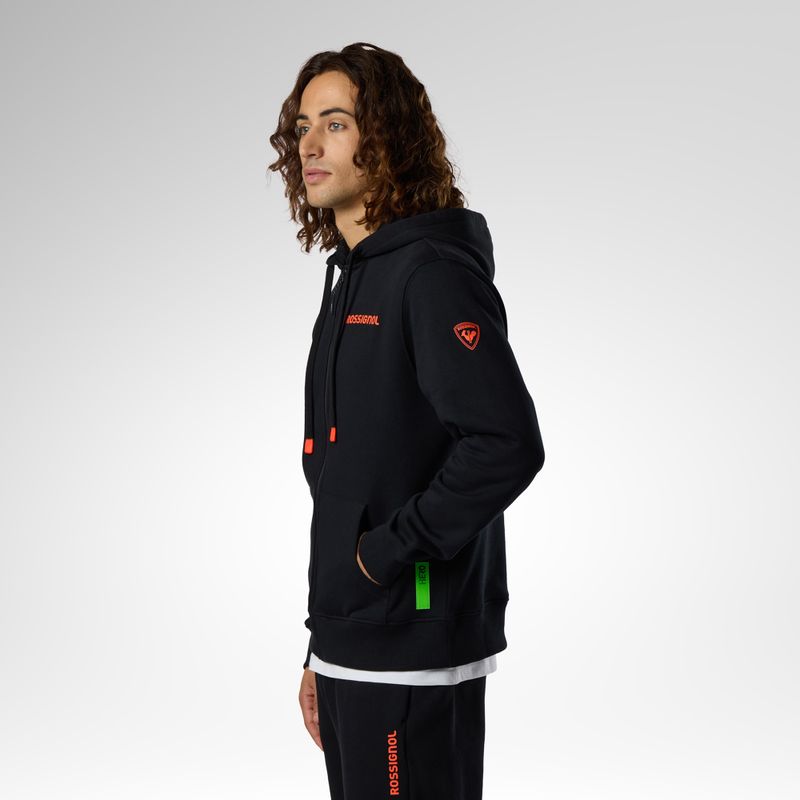 Bluză pentru bărbați Rossignol Hero Full Zip Hoodie black 4