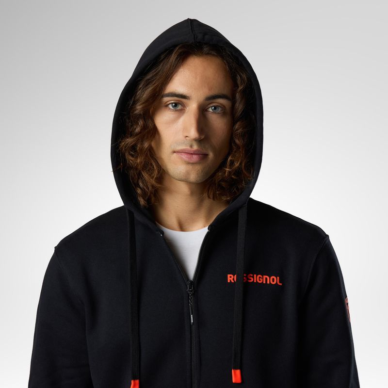 Bluză pentru bărbați Rossignol Hero Full Zip Hoodie black 5