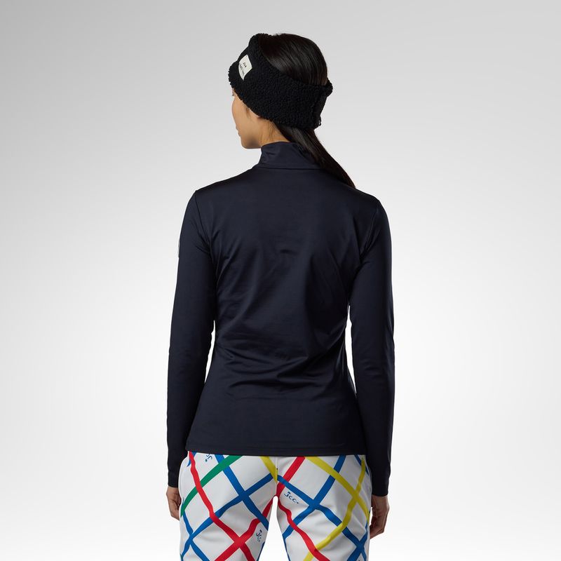 Bluză termoactivă pentru femei Rossignol JCC Quarter Zip First Layer black 3