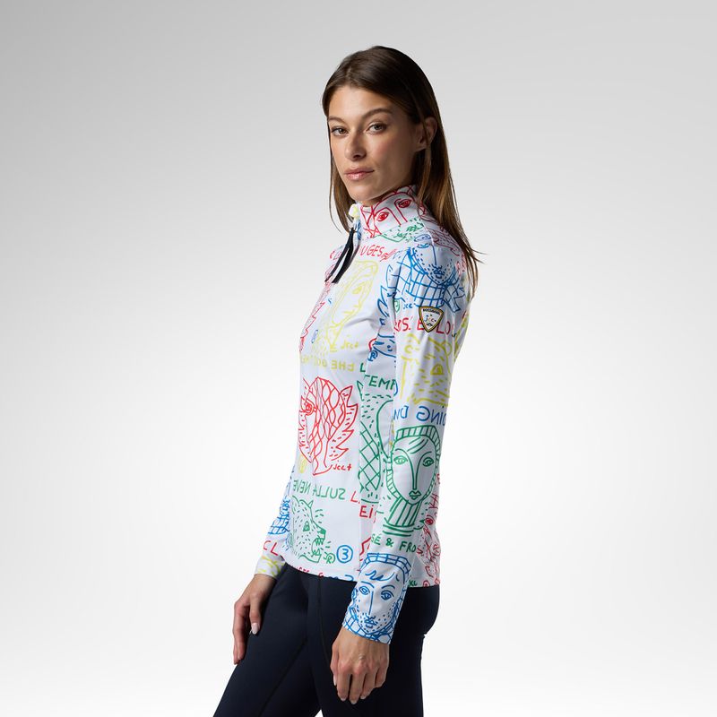 Bluză termoactivă pentru femei Rossignol JCC Quarter Zip First Layer jcc angels light 4