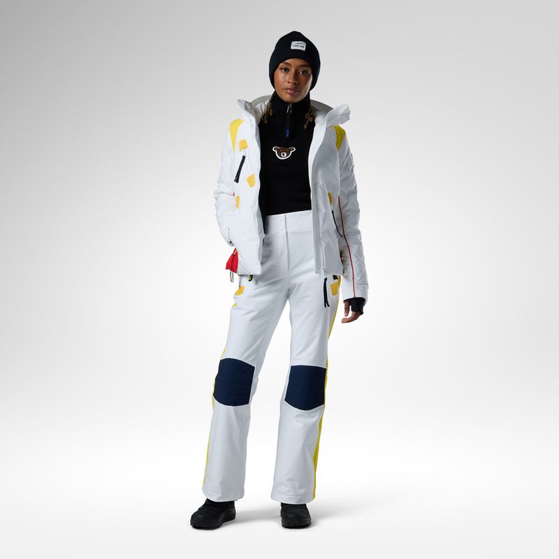 Pantaloni de schi pentru femei Rossignol JCC Valdiz white 2
