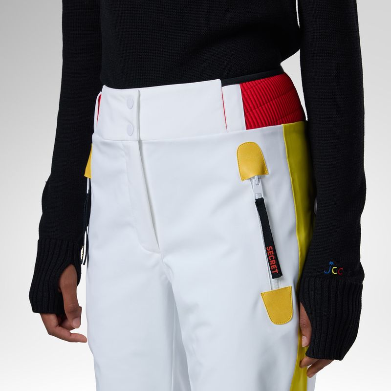 Pantaloni de schi pentru femei Rossignol JCC Valdiz white 5
