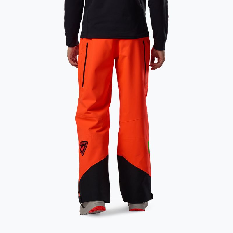 Pantaloni de schi pentru bărbați Rossignol Hero Evader 2.0 3L Shell neon red 3