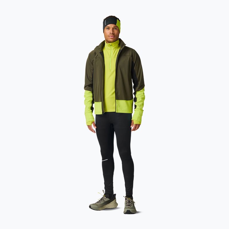 Tricou termoactiv pentru bărbați Rossignol Half Zip First Layer wild lime 2