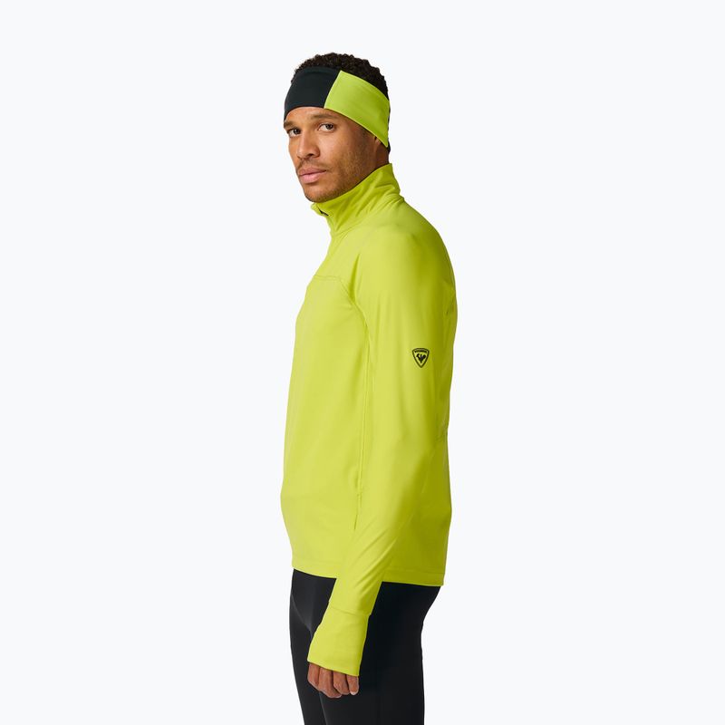 Tricou termoactiv pentru bărbați Rossignol Half Zip First Layer wild lime 4