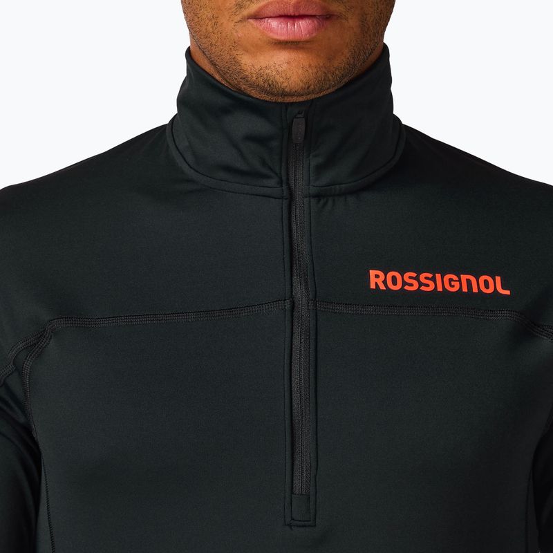 Bluză pentru bărbați Rossignol Hero Half Zip First Layer black 5