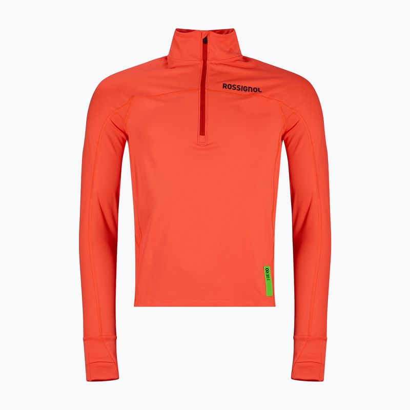 Bluză pentru bărbați Rossignol Hero Half Zip First Layer neon red 10