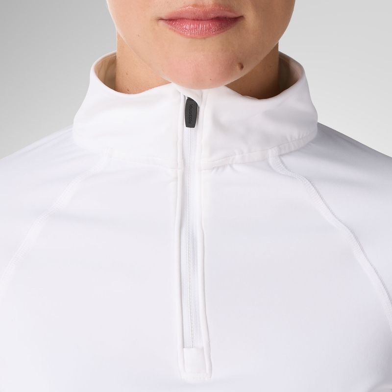 Bluză termoactivă pentru femei Rossignol Half Zip First Layer white 4