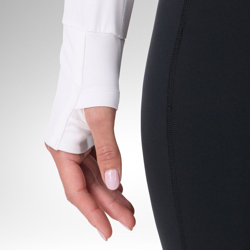 Bluză termoactivă pentru femei Rossignol Half Zip First Layer white 5