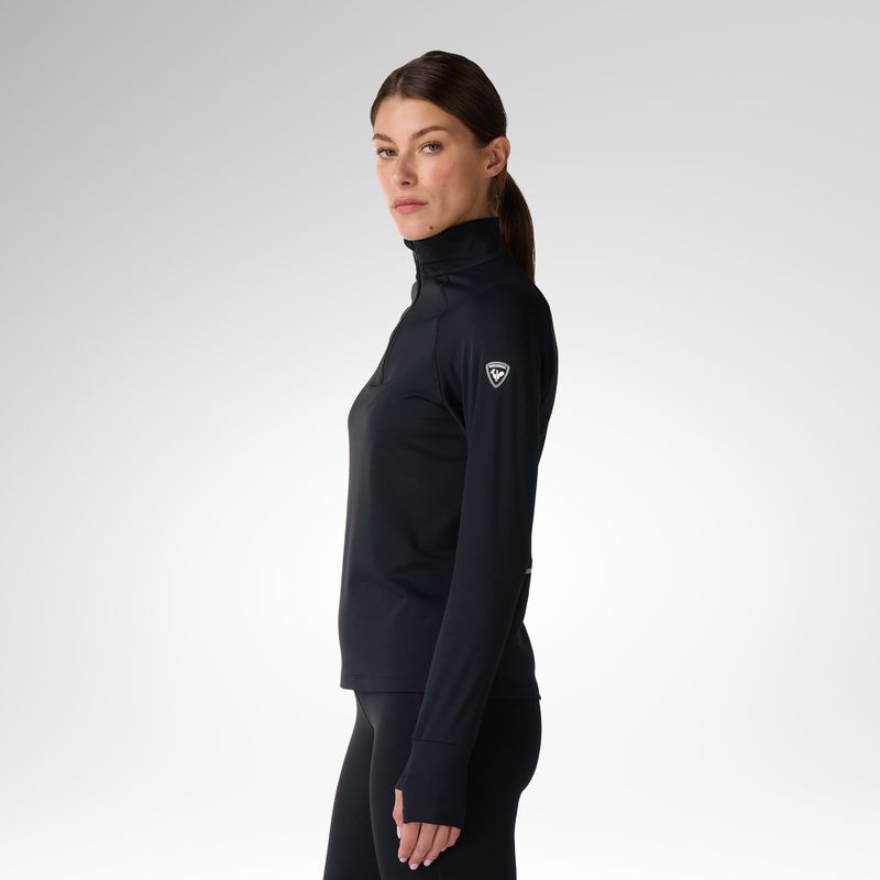 Bluză termoactivă pentru femei Rossignol Half Zip First Layer black 4