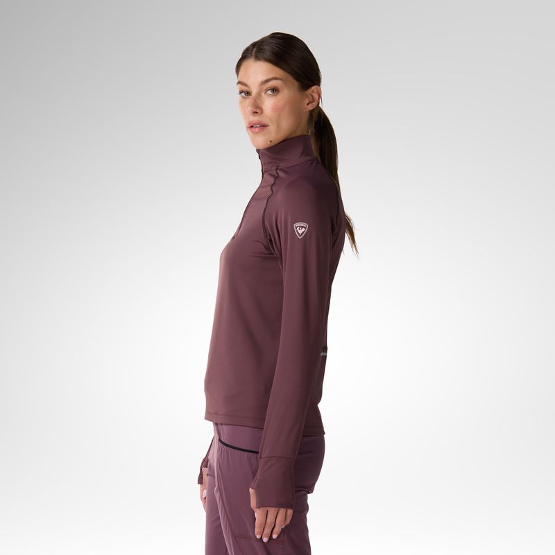 Bluză termoactivă pentru femei Rossignol Half Zip First Layer huckleberry 4