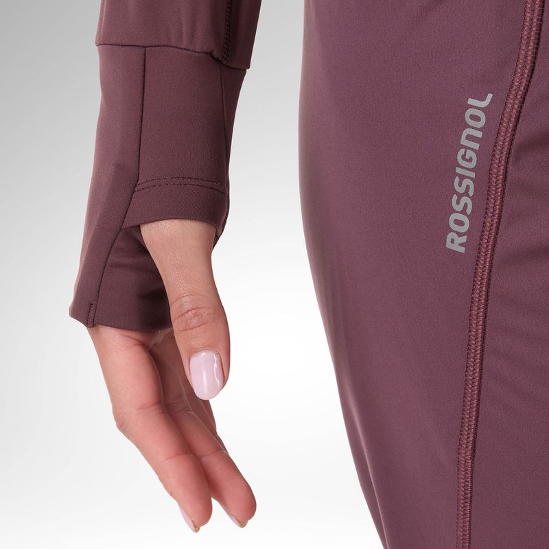 Bluză termoactivă pentru femei Rossignol Half Zip First Layer huckleberry 6