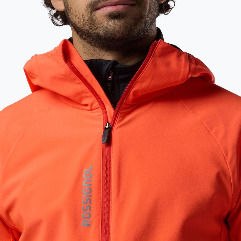 Geacă de schi de tură pentru bărbați Rossignol Venon Wind Hoodie neon red 5