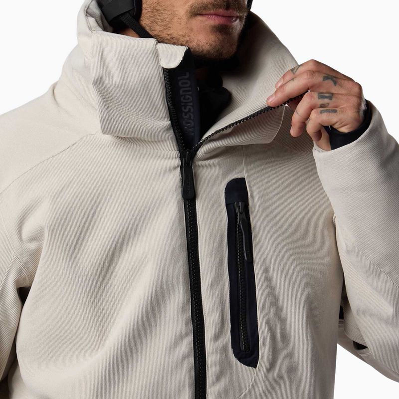 Geacă de schi pentru bărbați Rossignol Corduroy Insulated silver cloud 17