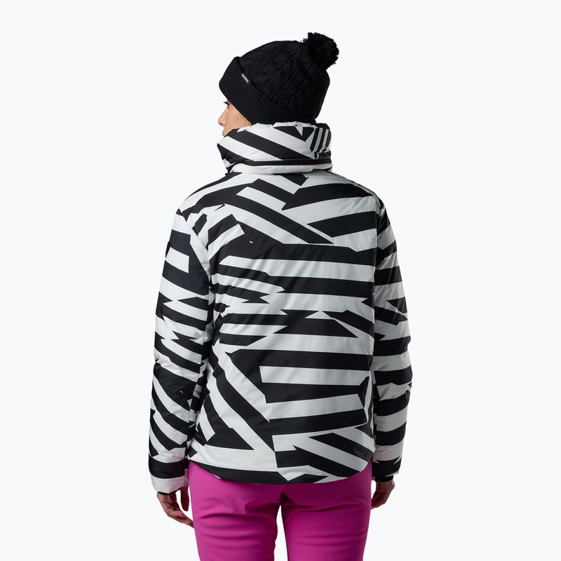 Geacă de schi pentru femei Rossignol Snowblaze Down resort bold lines black 3